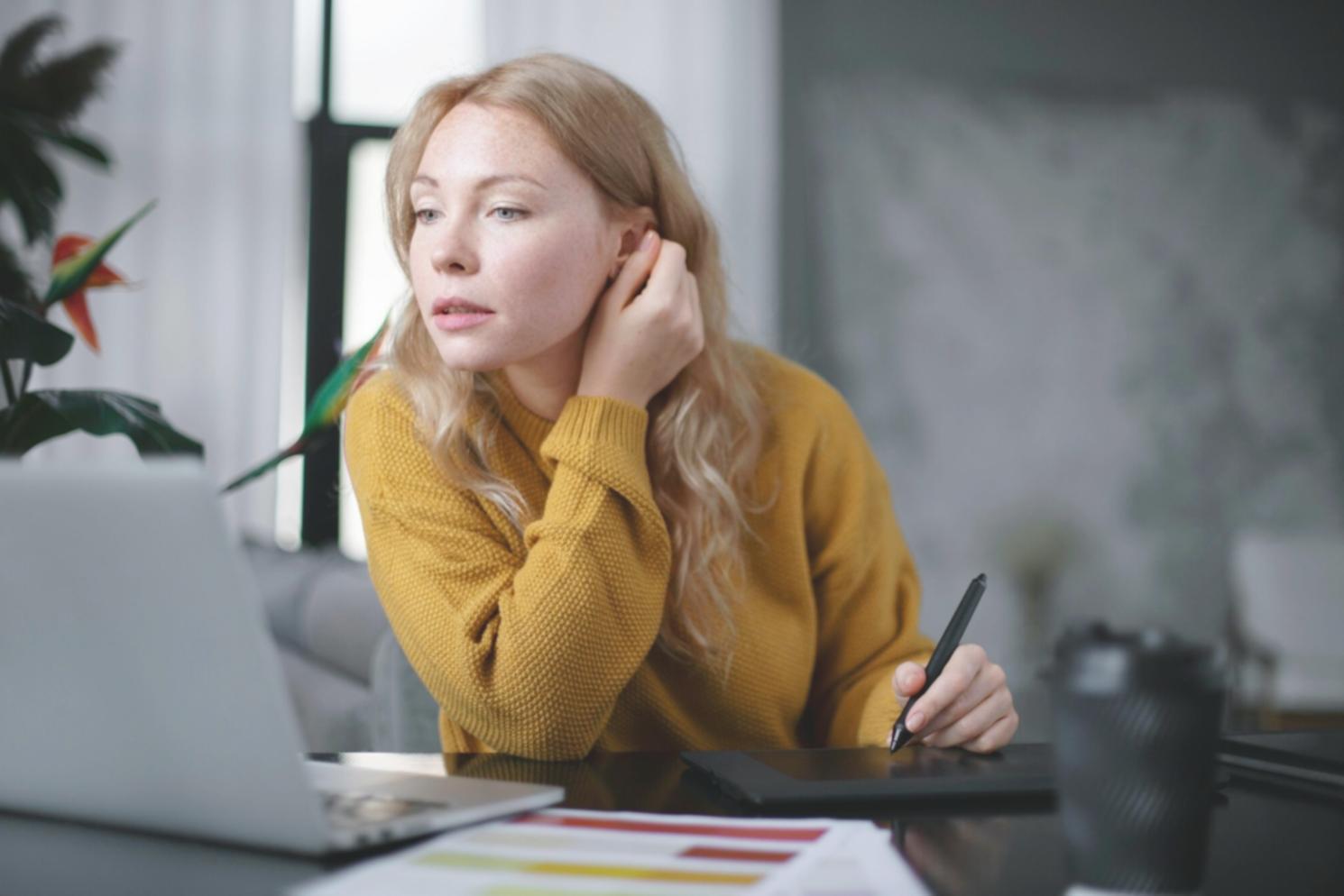 Professional budget planning workspace